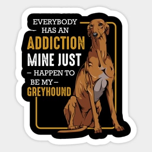 Greyhound - Funny Sighthound Dog Owner Saying Dog Lover Sticker